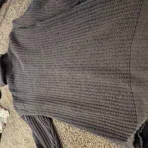 Cozy Gray Knit Sweater